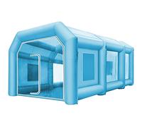VEVOR Cabina de Pintura Hinchable 8 x 4,5 x 3 m Cabina de Pintura en Aerosol con 2 Potentes Sopladores Cabina de Pintura Inflable con Sistema de Filtro de Aire para Pintura, Garaje, Taller