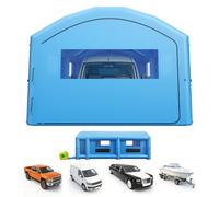 VEVOR Cabina de Pintura Inflable 10 x 6 x 4 m Sopladores de 950 W y 1100 W, Cabina de Pulverización Hinchable con Espacio para Herramientas, Sistema de Filtración, Pintura para Coche Camión, Azul