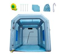 VEVOR Cabina de Pintura Inflable 4 x 2,95 x 2,75 m Carpa Hinchable de Pintura de Coches en Oxford 210D con Sistema de Filtración Sopladores 900 W Estación de Trabajo de Pintura Taller de Garaje