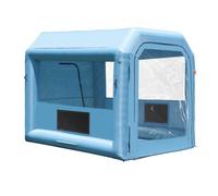 VEVOR Cabina de Pintura Inflable de 3 x 2,5 x 2,5 m con Potente Soplador de 550 W y Sistema de Filtro de Aire, Cabina de Pintura Portátil para Motocicleta, Bicicleta, Pintura de Muebles Pequeños