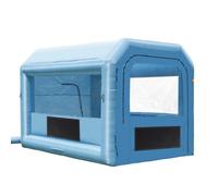 VEVOR Cabina de Pintura Inflable de 4 x 3 x 2,75 m con Potente Soplador de 750 W y Sistema de Filtro de Aire, Cabina de Pintura Portátil para Motocicleta, Bicicleta, Pintura de Piezas de Automóvil