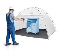 VEVOR Cabina de Pintura Portátil, Área de Trabajo 293 x 230 x 188 cm, Impermeable, con Suelo Integrado y Puerta Enrollable para Armarios, Sillas y Mesas, Tela Oxford 210D, para Proyectos Fluidos