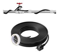 VEVOR Cable Calefactor Autorregulable para Tuberías 24,4 m 16,4 W/m Cinta Calefactora para Tuberías, Descongelación de Nieve en Tejados, Protección contra Congelación de Canalones y Tuberías