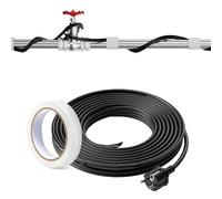 VEVOR Cable Calefactor Autorregulable para Tuberías 5,5 m y 16,4 W/m Cinta Calefactora para Tuberías, Descongelación de Nieve en Tejados, Protección contra Congelación de Canalones y Tuberías