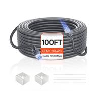 VEVOR Cable Starlink Gen 3, Núcleo de Cobre de 26 AWG / 0.15 mm² Cable de Extensión 30,48 m