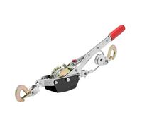 VEVOR Cabrestante de Tracción Capacidad de Tracción de 2 T Cable de Acero de 3,7 m 2 Ganchos Herramienta Extractora de Trinquete Extractor de Cable de Elevación Ideal para Rescate de Vehículos