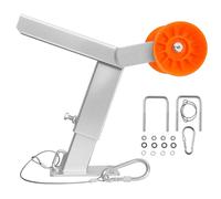 VEVOR Cabrestante para Remolque de Barco, Altura Ajustable 370-548 mm, con Ruedas de TPU y Pernos en U Compatible con Lanzas de Remolque 50,8-76,2 mm x 76,2-101,6 mm para Motos Acuáticas, Veleros