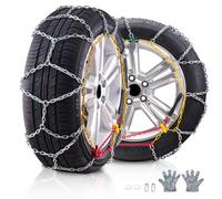 VEVOR Cadenas de Nieve de Tracción Ruedas 1800 x 425 x 12,5 mm 2 Piezas Plata