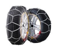 VEVOR Cadenas para Neumáticos de Nieve, Cadenas de Tracción de Emergencia de Acero de Aleación de Manganeso, para Automóviles, Camionetas, SUV y Camiones, Plata, 2 Unidades, 1595 x 425 x 12,5 mm