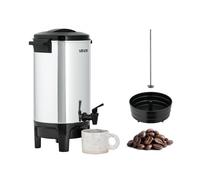 VEVOR Cafetera 30 Tazas y 4,5 L, Dispensador de Bebidas Calientes con Grifo Antigoteo, con Control Automático de Temperatura, para Catering, Fiestas, Iglesias y Restaurantes, 248 x 272 x 367 mm
