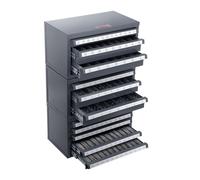 VEVOR Caja de Almacenamiento 3 Piezas Organizador de Brocas Apilables de Taller