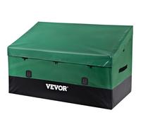 VEVOR Caja de Almacenamiento para Exteriores 230 Galones Arcón de Almacenaje para Jardín Tela Lona de PE Baúl de Almacenamiento Portátil 147 x 86 x 108 x 77 cm para Piscina Patio Jardín Garaje Verde