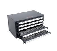 VEVOR Caja de Almacenamiento para Grifería #2-56 a #12-28 Estuche Vacío para Grifería 5 Cajones 60 Compartimentos Etiquetados 37,5x20x20 cm Dispensador Apilable Fácil Identificación Almacenamiento