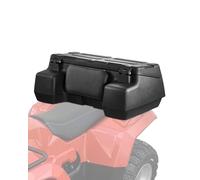 VEVOR Caja de Carga Trasera para ATV 95 L con Respaldo Acolchado, LLDPE Impermeable con Cerradura y Portaequipajes Trasero, Compatible con Vehículos ATV, UTV y Can-Am, 880 x 540 x 350 mm, Negro
