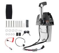 VEVOR Caja de Control Remoto fueraborda, Compatible con Evinrude Johnson 5006186, Control de Acelerador de Barco de Montaje Superior, con Interruptor de Ajuste eléctrico, para dirección