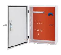 VEVOR Caja de Estación de Carga Tesla 70x50x25 cm Caja de Cable para Exteriores Organizador de Cables IP32 Impermeable a Prueba de Polvo Caja eléctrica de Acero en Rollo frío para Conector de Pared