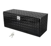 VEVOR Caja de Herramientas para Camión 1524x610x610mm Caja de Bastidor Inferior Caja de Almacenamiento de Aleación de Aluminio Montaje Inferior con Cerradura y Llaves para Remolques, Camionetas, Negro