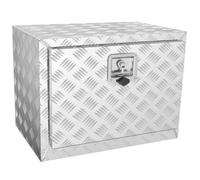 VEVOR Caja de Herramientas para Camión 61x33,5x40,5 cm Caja de Bastidor Inferior Caja de Almacenamiento de Aleación de Aluminio Montaje Inferior con Cerradura y Llaves para Remolques, Camionetas