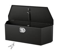 VEVOR Caja de Herramientas para Remolque Caja de Herramientas 914 x 305 x 305 mm para Remolque de Acero al Carbono Resistente con Cerradura y Llaves Resistente a la Intemperie para Mudanzas