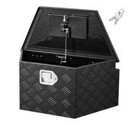 VEVOR Caja de Herramientas para Remolque de Aluminio, 660 x 330 x 305 mm, Caja de Transporte de Gran Capacidad, Alta Resistencia, con Cerradura y Llaves para Camioneta Autocaravana Todoterreno RV SUV