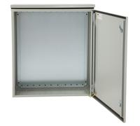 VEVOR Caja eléctrica 60 x 60 x 30 cm caja para exteriores IP66 resistente al agua y al polvo caja de conexiones con bisagras de acero al carbono laminado en frío para uso en interiores y exteriores