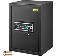 VEVOR Caja Fuerte de Seguridad con Huella Dactilar 60L Caja Fuerte Antirrobo del Hogar 34,5 x 20 x 46,5 cm Huella Digital Contraseña Llave WiFi Abierto del Hotel de Oficina en Casa Caja de Seguridad