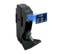 VEVOR Caja Fuerte para Pistolas de Acero, con 3 Formas de Acceso por Huella Dactilares, Contraseña y Llave, Caja Fuerte para Armas con Pantalla y LED, Capacidad de 1 Pistola y 1 Cargador, Negro