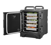 VEVOR Caja Térmica para Alimentos con Aislamiento de 75 L para Catering, con Hebillas Dobles, Calentador de Alimentos de Carga Frontal con Asas, para Restaurantes y Cantinas, 650 x 450 x 690 mm