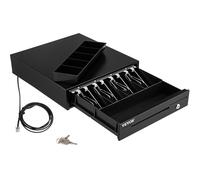 VEVOR Cajón de Efectivo Tipo de Accionamiento Cajón Portamonedas 12V Caja Registradora de Punto de Venta 33,6 x 36,8 x 8 cm Bandeja para Cajón de Dinero Cajón de Caja Registradora Bandeja