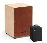 VEVOR Cajón de Percusión de Madera, Tambor Portátil Ligero de Madera de Abedul Contundente de 305 x 305 x 430 mm con Cuerdas de Caja Internas y Bolsa de Viaje para Principiantes y Profesionales