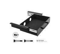VEVOR Cajones Deslizables Debajo del Escritorio 33 cm Cajón Extraíble Montado Debajo de Mesa Organizador de Almacenamiento Oculto de Escritorio para Oficina, Hogar, Taller, 385 x 230 x 76 mm