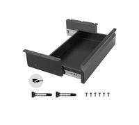 VEVOR Cajones Deslizables Debajo del Escritorio 40 cm Cajón Extraíble Montado Debajo de Mesa Organizador de Almacenamiento Oculto de Escritorio para Oficina, Hogar, Taller, 440 x 223 x 101 mm