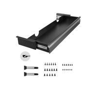 VEVOR Cajones Deslizables Debajo del Escritorio 84 cm Cajón Extraíble Montado Debajo de Mesa Organizador de Almacenamiento Oculto de Escritorio para Oficina, Hogar, Taller, 840 x 240 x 107 mm