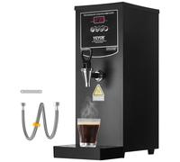 VEVOR Caldera de Agua Caliente Comercial Eléctrico con Tubo de Calentamiento Acero Inoxidable 316, 2500 W, Calentamiento Rápido, 50 L por Hora, para Café, Té, Restaurante, Oficina, 187 x 247 x 496 mm
