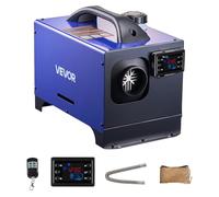 VEVOR Calefactor de Aire Diésel 8 kW, Portátil, con Mando a Distancia, Pantalla LCD y Asa, Silencioso, 5 L, para Camiones, Autocaravanas, SUV y Tractores, 400 x 245 x 305 mm, Violeta y Negro