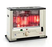 VEVOR Calefactor de Queroseno 10000 BTU 4,44 L Calentador Radiante Portátil, con Control de Llama, Indicador de Combustible, Embudo, Pilas Incluidas y 3 Chimeneas para Hogar, Garaje, Camping y Taller