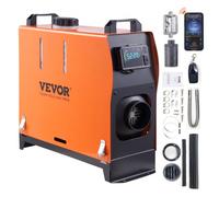 VEVORF Calentador Diésel Todo en Uno 12V 5kW 0,16-0,52L/h Bluetooth APP LCD Auto