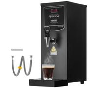 VEVOR Calentador de Agua Comercial 10 L, Dispensador Eléctrico de Agua Caliente 1500 W, con Tubo Calefactor de Acero Inoxidable 316, 50 L por Hora, para Cafeterías, Restaurantes, Hoteles, Oficinas