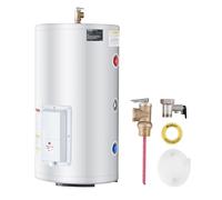 VEVOR Calentador de Agua Eléctrico 1600 W Calentador de Agua Instantáneo 70 L con Pantalla LED, Control de Perilla, Conexión Lateral a Prueba de Agua IPX4, Calentadores a Pedido para Ducha, Baño