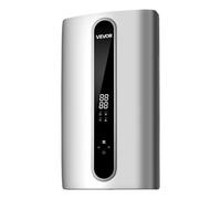 VEVOR Calentador de Agua Eléctrico Instantáneo 24 kW 380-400 V sin Tanque | para Ducha y Hogar, con 3 Niveles de Potencia, Temperatura de 30-55 °C, Panel Táctil LED y Sensor de Temperatura Integrado