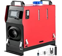 VEVOR Calentador de Aire Diesel 12V 5KW Calentador de Combustible Calefacción Estacionaria Calentador Diesel Aire Calentador de Estacionamiento Control Remoto con Interruptor LCD (1 Salida de Aire)