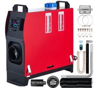 VEVOR Calentador de Aire Diesel 12V 5KW Calentador de Combustible Calefacción Estacionaria Diesel Calentador Coche Diesel Aire Calentador de Estacionamiento Control Remoto con Interruptor LCD