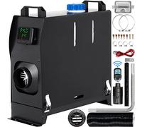 VEVOR Calentador de Aire Diésel 12V 8 kW Calefacción Estacionaria Diésel -40 °C - 80 °C Calentador de Estacionamiento Diésel Calefacción Estática Furgoneta Diésel Calentador Coche (Interruptor LCD)