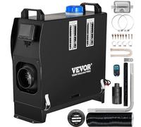 VEVOR Calentador de Aire Diésel 12V 8 kW Calefacción Estacionaria Diésel -40 °C - 80 °C Calentador de Estacionamiento Diésel Calefacción Estática Furgoneta Diésel Calentador Coche (Interruptor LCD)