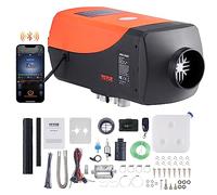 VEVOR Calentador de Aire Diesel 12V 8kW Consumo 0,16-0,62 L/h Calefacción Estacionaria 8~36°C Ajustable 20-25m² Control Inteligente con LCD Bluetooth Mando a Distancia Tanque de 10L para Camión Barco
