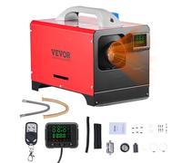 VEVOR Calentador de Aire Diésel CC 12-24 V 8 kW Consumo 0,18-0,36 L/h Calefacción Estacionaria 0-40 °C Ajustable con Control Remoto Interruptor LCD Bajo Ruido Tanque de 5 L para Camión, Barco