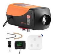VEVOR Calentador de Aire Diésel CC 12-24 V 8 kW Consumo 0,18-0,37 L/h Calefacción Estacionaria 8-36°C Ajustable con Control Remoto Pantalla LCD a Color Tanque de Combustible 10 L para Camión, Barco