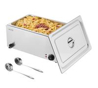 VEVOR Calentador de Alimentos Eléctrico 1 Sartén 18 L 540 x 360 x 250 mm 1200 W