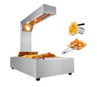 VEVOR Calentador de Alimentos para Papas Fritas Puente Térmico Sartén para Fritas de Acero Inoxidable 750W