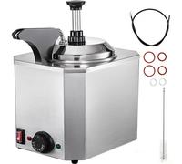 VEVOR Calentador de Chocolate o Queso Eléctrico de Acero Inoxidable con Una Bomba Calentador de Chocolate o Queso Eléctricode Calentador Bomba Dispensadora Calentador de Chocolate